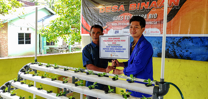 Gambar BEM Politeknik Caltex Riau Gelar Program Desa Binaan di Muara Bio