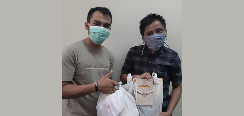 Gambar Bersama Politeknik Caltex Riau, BEM PCR Salurkan Paket Bantuan untuk Mahasiswa