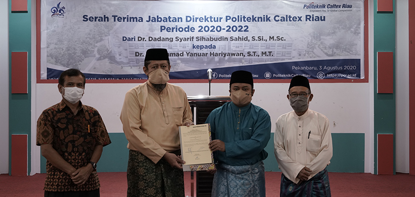 Gambar Dr. Mohammad Yanuar Resmi Jabat Direktur Politeknik Caltex Riau periode 2020 - 2022