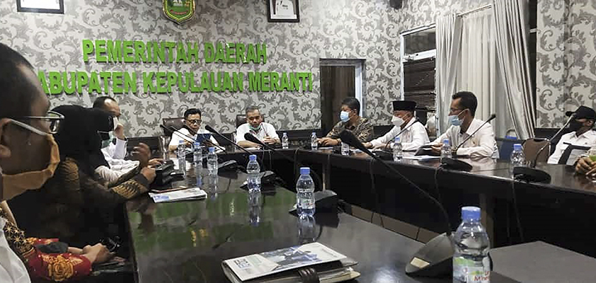 Gambar Jalin Silahturahmi dan Kerja Sama, PCR Sambangi Pemerintah Kabupaten Kepualaun Meranti