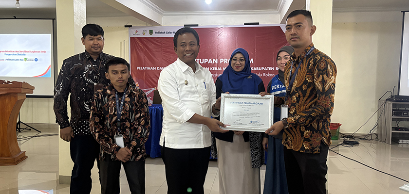 Gambar Kolaborasi PCR dan PHR Cetak Tenaga Kerja Kompeten: Program Pelatihan dan Sertifikasi Angkatan Kerja Kabupaten Rokan Hilir Tahun 2024 Resmi ditutup