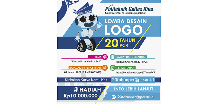 Gambar Lomba Logo 20 Tahun Politenik Caltex Riau