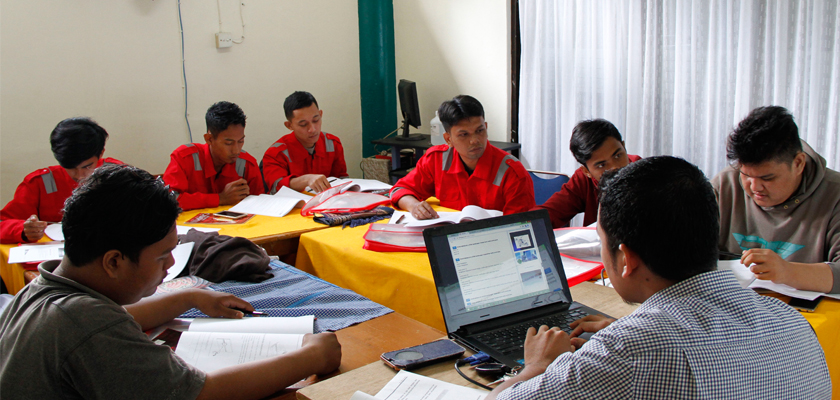 Gambar Pemuda Kecamatan Rumbai Ikuti Pelatihan Pengelasan di PCR 
