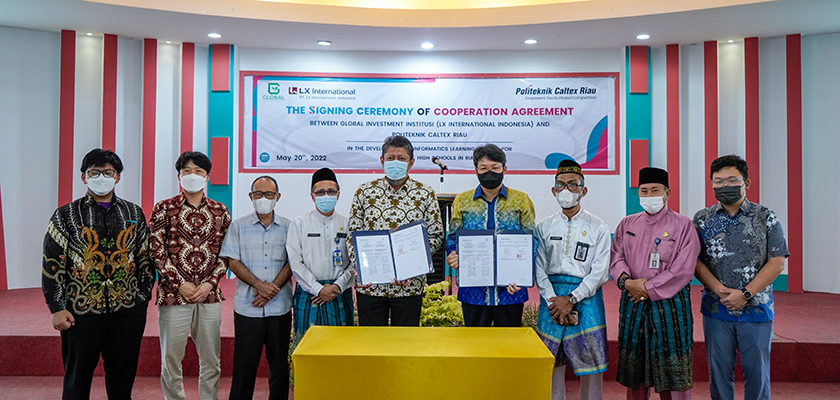Gambar Tingkatkan Pendidikan Vokasi dan SDM Riau di Bidang IT, PCR Jalin Kerjasama dengan Perusahaan Asal Korea Selatan