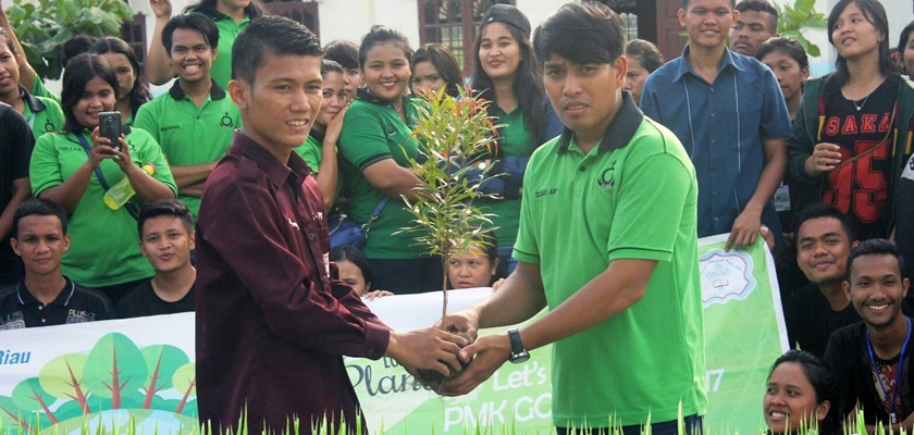 Gambar UKM PMK Politeknik Caltex Riau Adakan Acara GO GREEN 2017