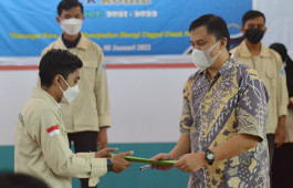 Debi Gustian, Dikukuhkan Sebagai Ketua Himpunan Mahasiswa Politeknik Caltex Riau Rokan Hilir (PCR-ROHIL)
