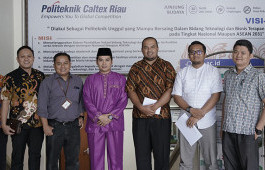 Diskusi Program Kerja, Badan Riau Creative Network Gandeng Politeknik Caltex Riau