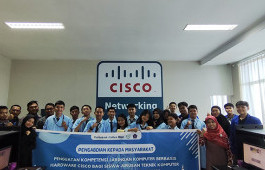 Dosen PSTRK PCR Berikan Workshop Pemahaman Hardware Cisco kepada Siswa SMK Taruna Persada Dumai
