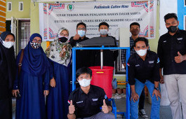Dukung UMKM Naik Kelas, Mahasiswa PCR Buat Mesin Pengaduk Sabun untuk KUB Mandiri Sejahtera