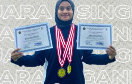 Hana Calya, Mahasiswa TRSE Raih 2 Prestasi pada Kejurnas Tenis Riau 2023