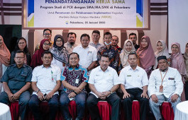 Implementasi Kegiatan Merdeka Belajar Kampus Merdeka (MBKM), PCR Jalin Kerja Sama dengan Beberapa Sekolah di Pekanbaru