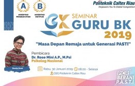 PCR akan hadirkan Psikolog Kondang pada Seminar Guru BK