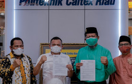 Politeknik Caltex Riau sepakat Jalin Kerja sama dengan Politeknik Aceh.