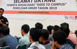 Sosialisasi Pemilu 2019, KPU Goes to Campus Kunjungi PCR