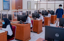 Terapkan Prokes Ketat, 107 Peserta Ikuti Ujian Seleksi Beasiswa Bidikmisi dan Tahfidz Pemprov Riau di PCR