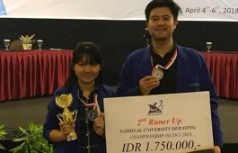 Tim Debat Bahasa Inggris PCR Lolos NUDC Tingkat Nasional