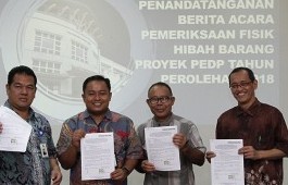 Tim Pemeriksa Ditjen Belmawa dan PMU PEDP Periksa 508 Barang Hibah Proyek PEDP 2018 Politeknik Caltex Riau
