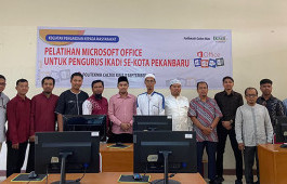Tingkatkan Kemampuan Office, PCR Berikan Pelatihan Microsoft Office untuk Ikadi se-Kota Pekanbaru