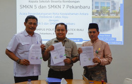Tingkatkan Pendidikan Vokasi di Pekanbaru, PCR Jalin Kerja Sama dengan SMKN 5 dan SMKN 7