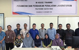 Tingkatkan SDM dan Pengetahuan Asisten Instruktur Laboratorium, Jurusan Teknologi Industri Adakan Pelatihan Perawatan dan Perbaikan Peralatan Laboratorium