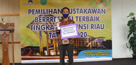 Gambar Pustakawan PCR Raih Harapan II pada Ajang Pemilihan Pustakawan Berprestasi Tingkat Provinsi Riau 2020