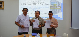 Gambar Tingkatkan Pendidikan Vokasi di Pekanbaru, PCR Jalin Kerja Sama dengan SMKN 5 dan SMKN 7 