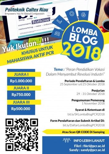 Lomba Blog PCR 2018