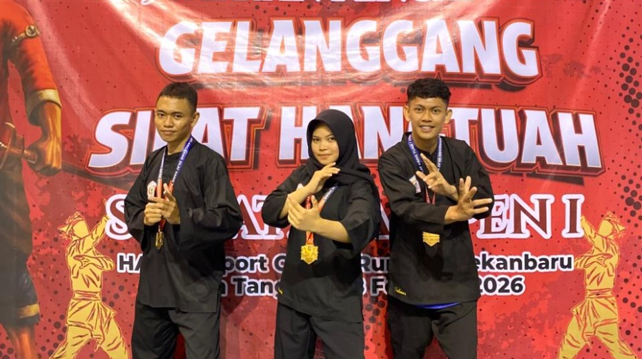 Cover Mahasiswa Politeknik Caltex Riau Borong 3 Medali di Gelanggang Silat Hangtuah Sumatera Open 2026