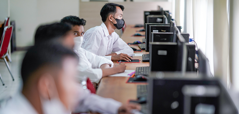 Cover 60 Peserta Ikuti Seleksi Bidikmisi Bhakti Negeri Pemprov Riau 2022 di PCR