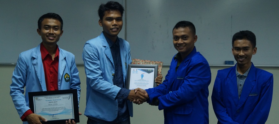 Cover BEM PCR sambut kunjungan Kerja BEM Fakultas Teknik UNRI