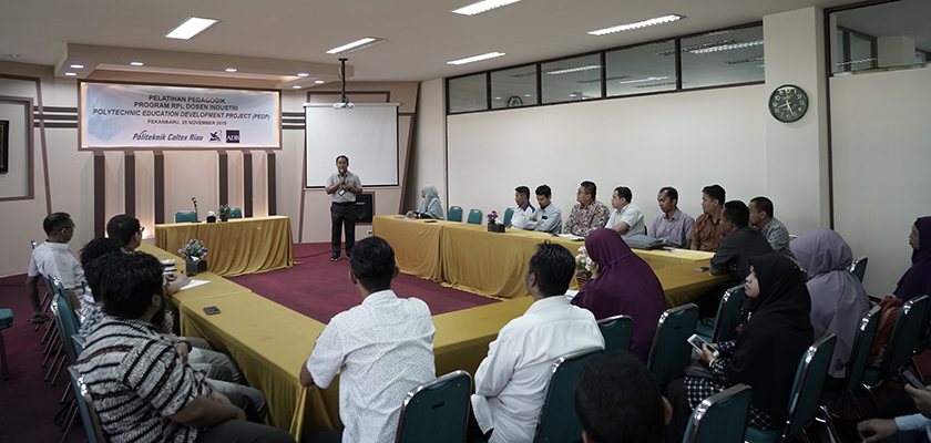 Cover Berkolaborasi dengan PEDP, PCR Berikan Pelatihan Pedagogik pada Program Rekognisi Pembelajaran Lampau Dosen Industri