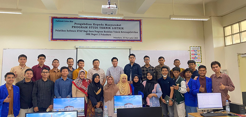 Cover Dosen PCR Berikan Pelatihan Software ETAP kepada Guru Program Keahlian Teknik Ketenagalistrikan