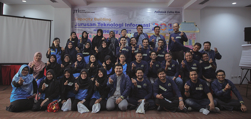 Cover Eratkan Silaturahmi dan Kebersamaan, JTI PCR Gelar Capacity Building