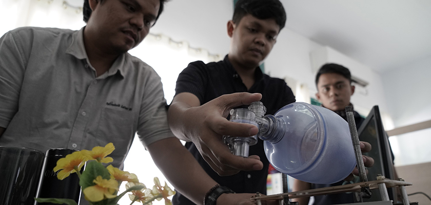 Cover Hadapi Covid-19, Politeknik Caltex Riau kembangkan penelitian Ventilator Portable untuk Rumah Sakit-Klinik