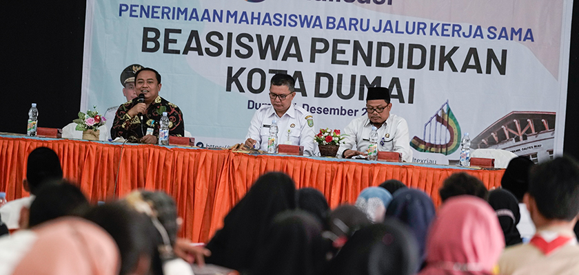 Cover Kerja Sama Berlanjut, Politeknik Caltex Riau Gelar Sosialisasi Beasiswa Pendidikan Kota Dumai