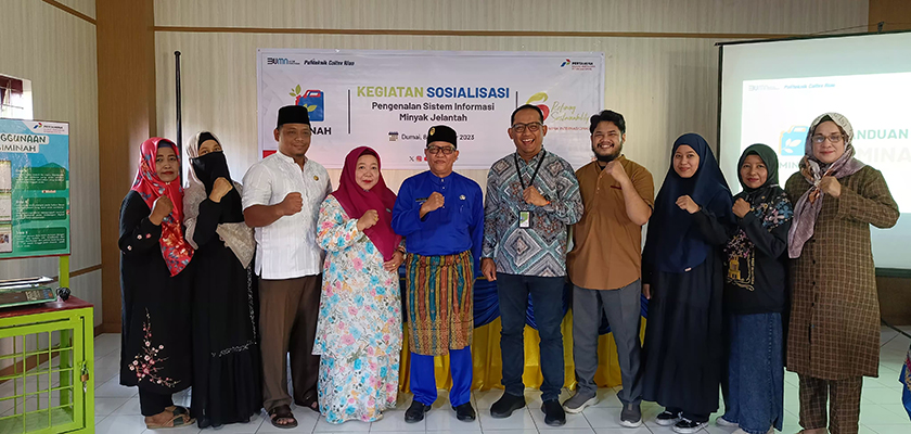 Cover Kolaborasi dengan Pertamina RU II Dumai, Dosen PCR Kembangkan Sistem Informasi Minyak Jelantah