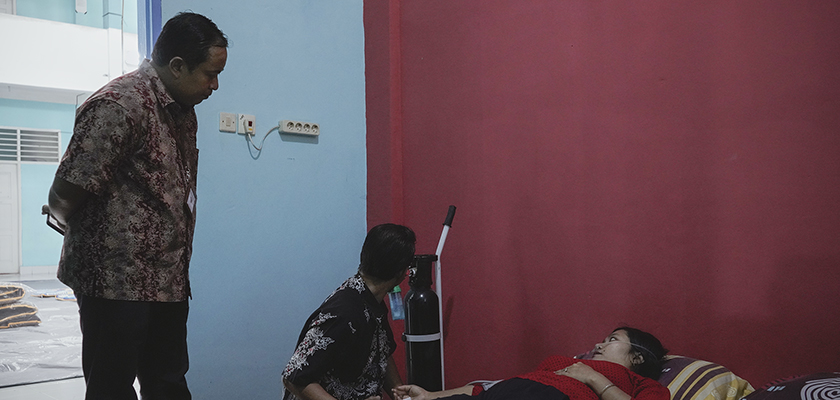 Cover Kondisi Udara Pekanbaru Mulai Membaik, PCR Tetap Membuka Posko dan Rumah Singgah Dampak Asap