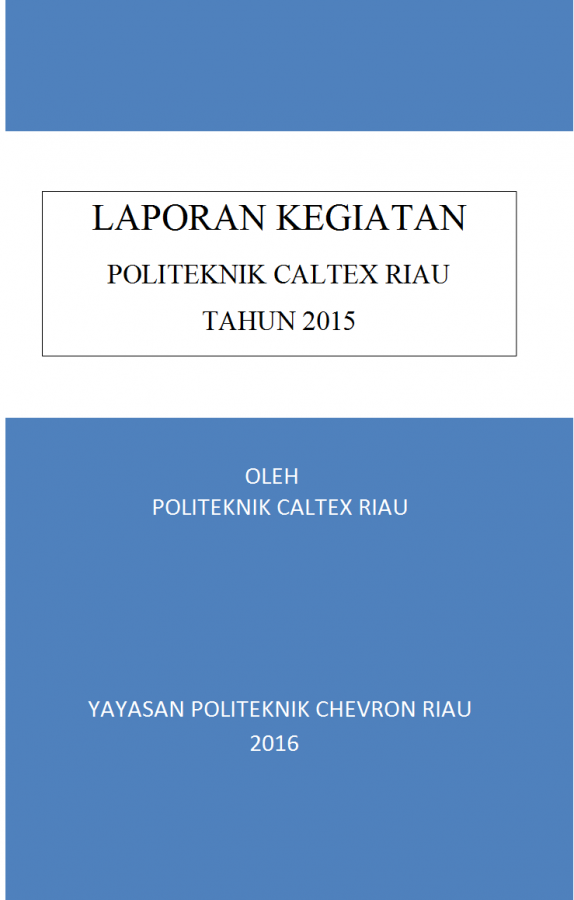 Cover Laporan Tahunan 2015