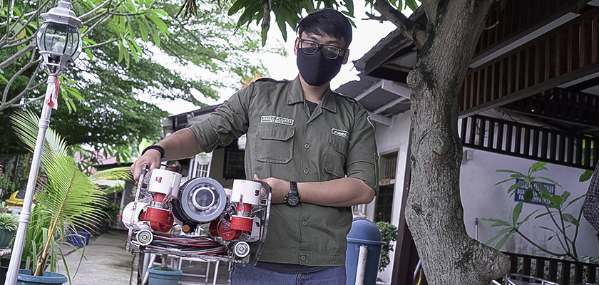 Cover Mahasiswa PCR Ciptakan Robot Underwater yang Mampu Merekam, Mengukur Suhu dan Tekanan