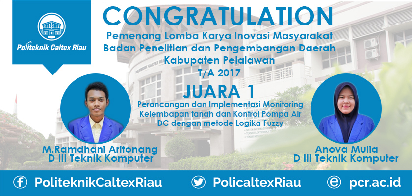 Cover Mahasiswa PCR Raih Juara Lomba Karya Inovasi Balitbangda Pelalawan