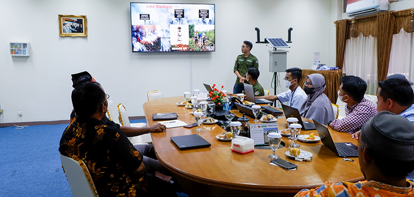 Cover Mekatronika PCR Kolaborasi dengan APP Sinarmas pada MBKM Penelitian Water Management Lahan Gambut pada Hutan Tanaman Industri