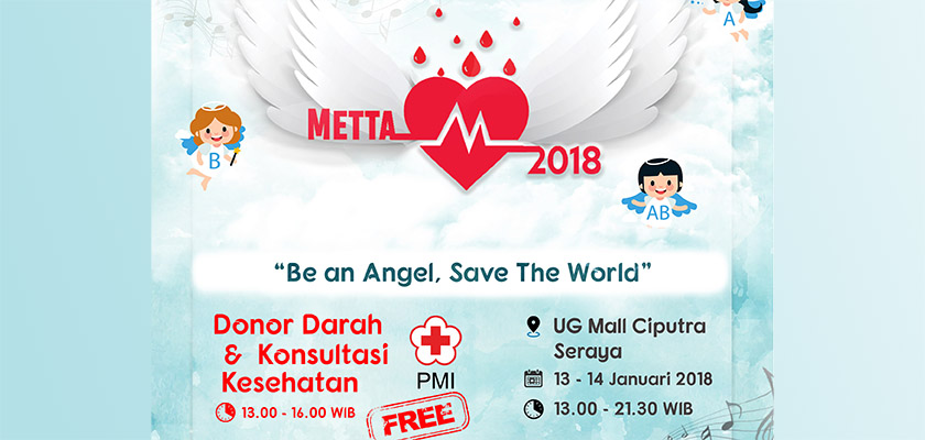 Cover Metta 2018 : Be An Angel, Save The World