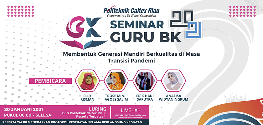 Cover PCR Akan Hadirkan 4 Pembicara Nasional pada Seminar Guru BK 2021
