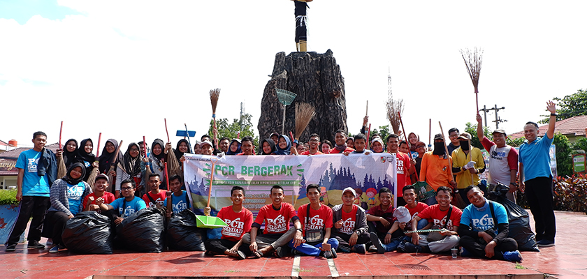 Cover PCR Bergerak Turun ke Jalan Diponegoro Dalam Aksi Bersih - Bersih