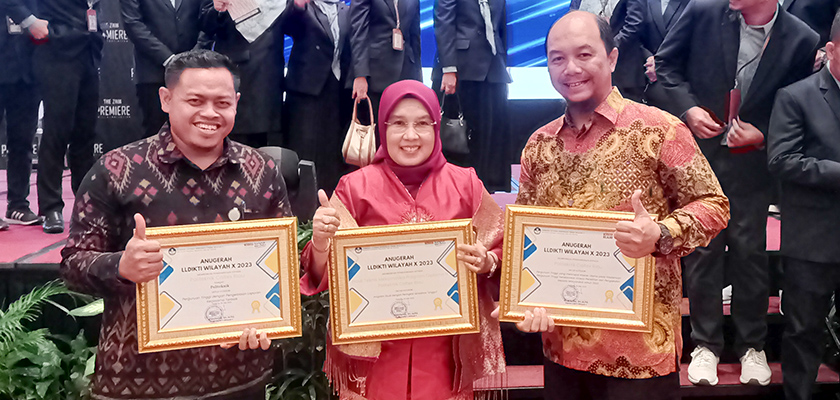 PCR Borong 3 Penghargaan pada Anugerah LLDIKTI Wilayah X 2023