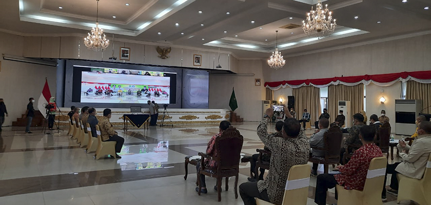 Cover PCR Dampingi Dinas Pendidikan Provinsi Riau dalam Pelaksanaan PPDB 2021