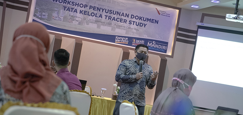 Cover PCR Gelar Workshop Penyusunan Dokumen Tata Kelola Tracer Study dan Tracer Pengguna Alumni