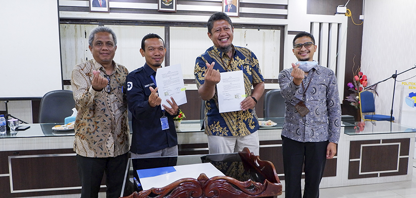 Cover PCR Jalin Kerja Sama dengan Polbeng