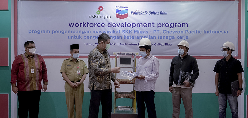 Cover PCR Kembali Menjadi Mitra Pelaksana pada Program Pengembangan Keterampilan Tenaga Kerja yang Ditaja SKK Migas - PT. CPI 