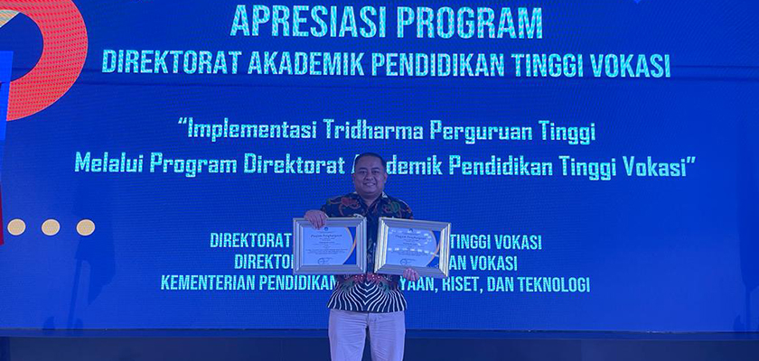 Cover PCR Raih 2 Penghargaan Dalam Apresiasi Program Direktorat Akademik Pendidikan Tinggi Vokasi Tahun 2023